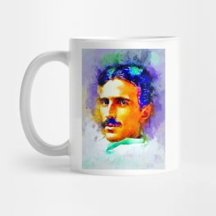 Watercolor Tesla Mug